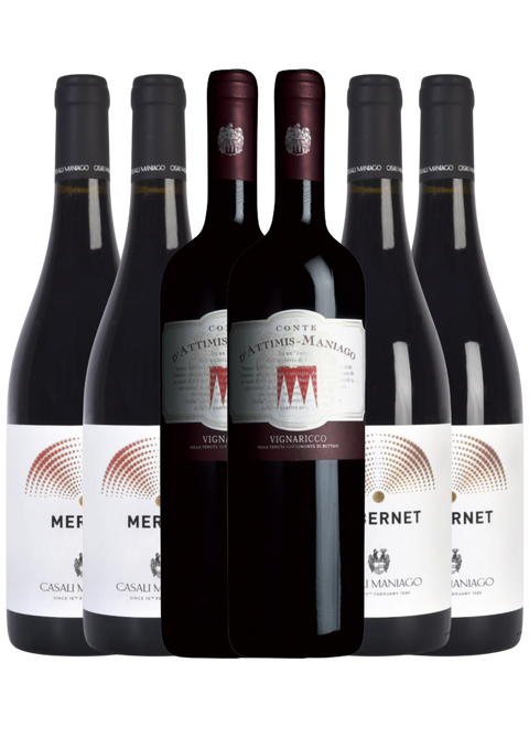 Conte d’Attimis & Casali – Rødvinskasse fra Friuli