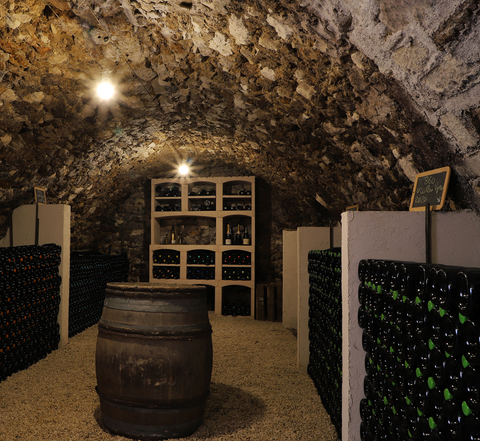 Champagne fra Dom Pérignons by – uden prisskiltet