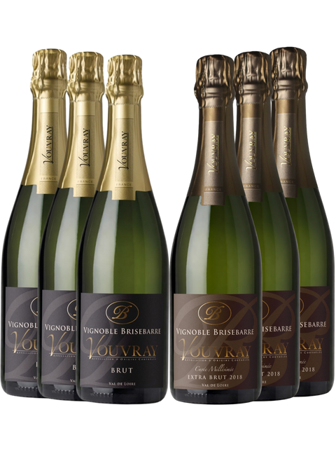 Vignobles Brisebarre - Mousserende fra Vouvray (6-pak)