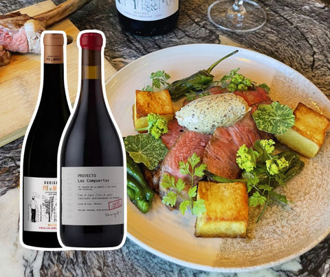 Grillet entrecôte med brunet pebersmør
