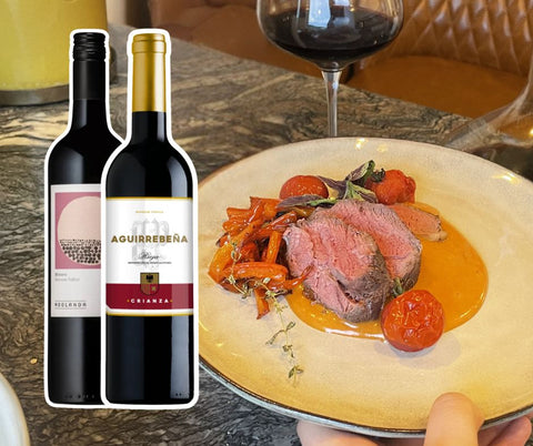 Lammeinderlår med choronsauce og ristet peberfrugt