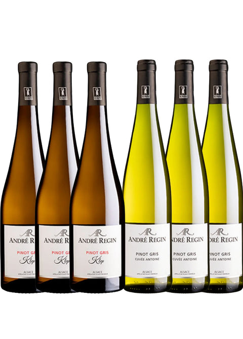 Pinot Gris-kasse fra André Regin – én oprindelse, to udtryk