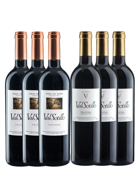 Valsotillo - Ribera del Duero Crianza og Reserva x 6